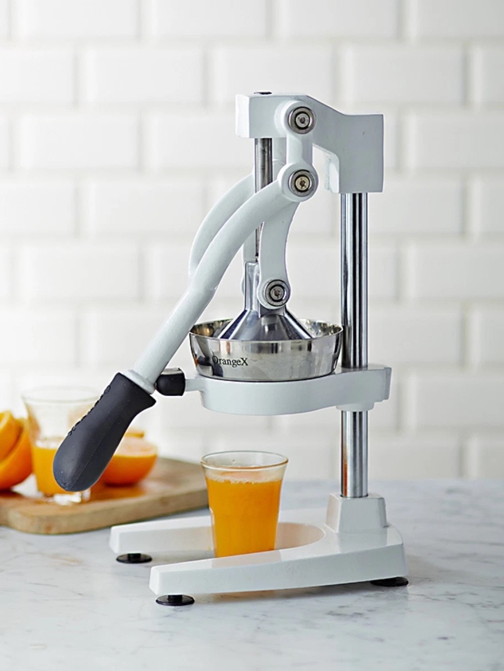 Orangex Medium Manual White Citrus Press Juicer